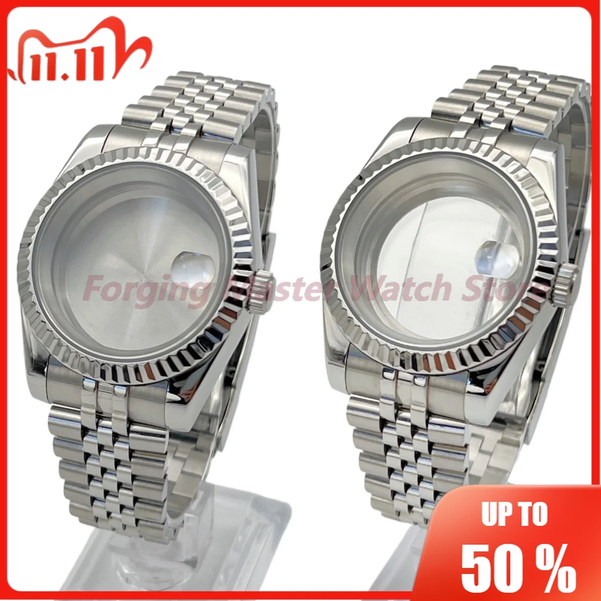 

High quality 36mm/39mm stainless steel case, Silver Jubilee bracelet, sapphire watch mirror, equipped with NH35 NH36 movement