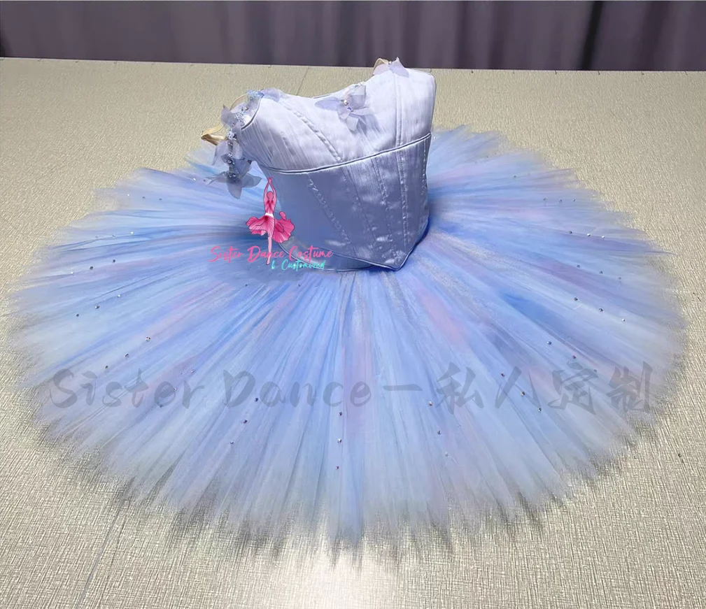 2024 Professional split tutu high-end professional private custom adult children ballet performance plate skirt classical ballet