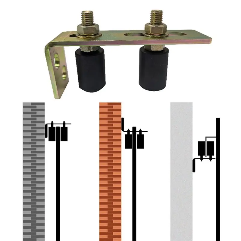 DTEN-For Metalworking Upper Nylon Guide Roller Wheel For Sliding Gate, 200Kg Load Capacity