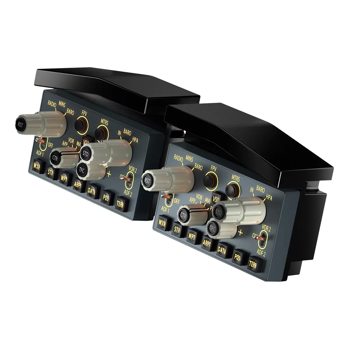 WINWING Simulador de vôo PDC 3N /PDC3M Painel de vôo esquerdo e direito Zibo PMDG iFly para X-Plane MSFS