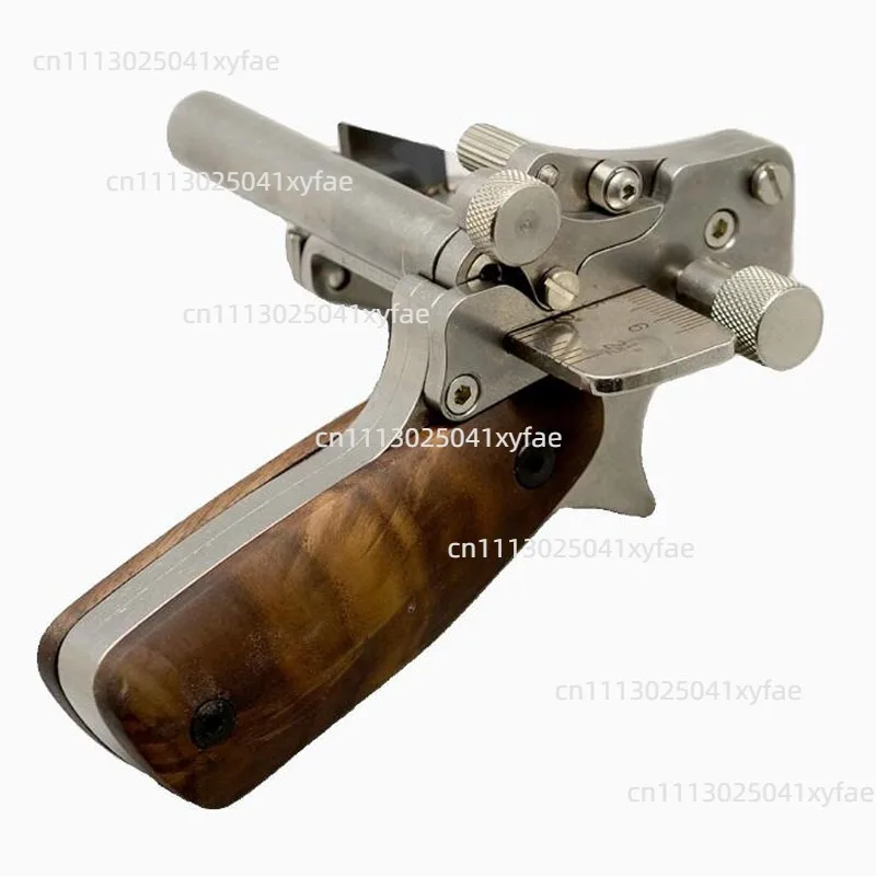 Adjustable Leather Strip Cutter 10-60MM Dual Scale Manual Cutting Tool