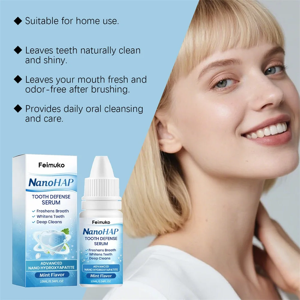 Tooth Whitening Serum Yellow Teeth Color Corrector Serum For Sensitive Teeth Dentals Whitening Removes Stubborn Stains Liquid