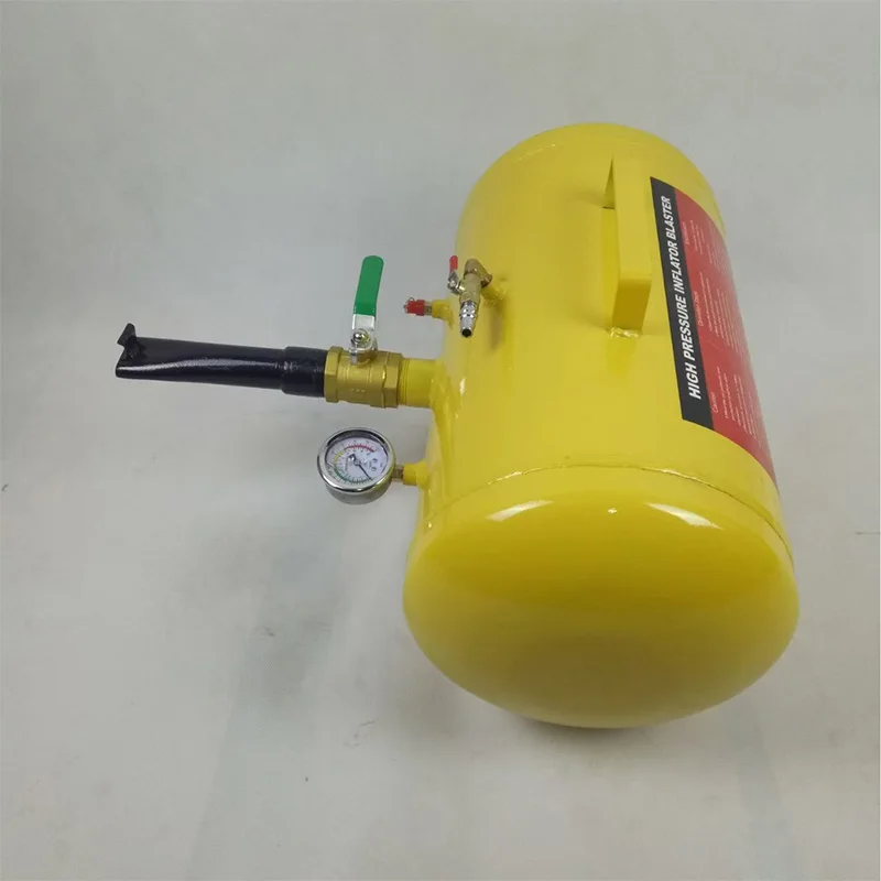 자동차 타이어 고압 인플레이터 튜브리스 타이어 수리 도구 정밀 압력 게이지가 있는 자동차 고압 인플레이터