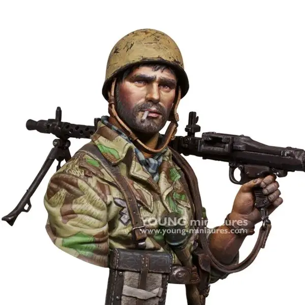 PANGCHENG 1/16 Tenir la Ligne Kharkov 1943 Figurine en résine Soldats de Rangs GK WWII Thème de Guerre Militaire sans revêtement Pas de Couleur