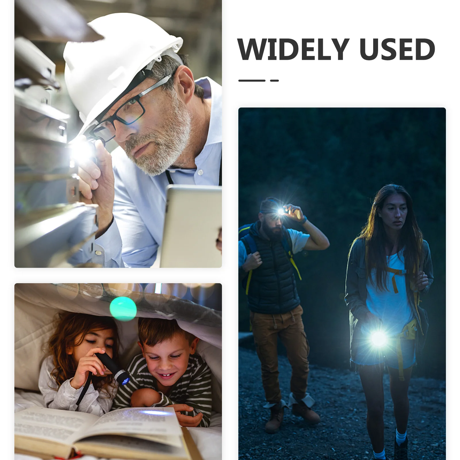 

2Pcs LED Power Torch Flashlight Aluminium Alloy Portable Ring Lanyard Outdoor Waterproof Camping Hiking Emergency Light