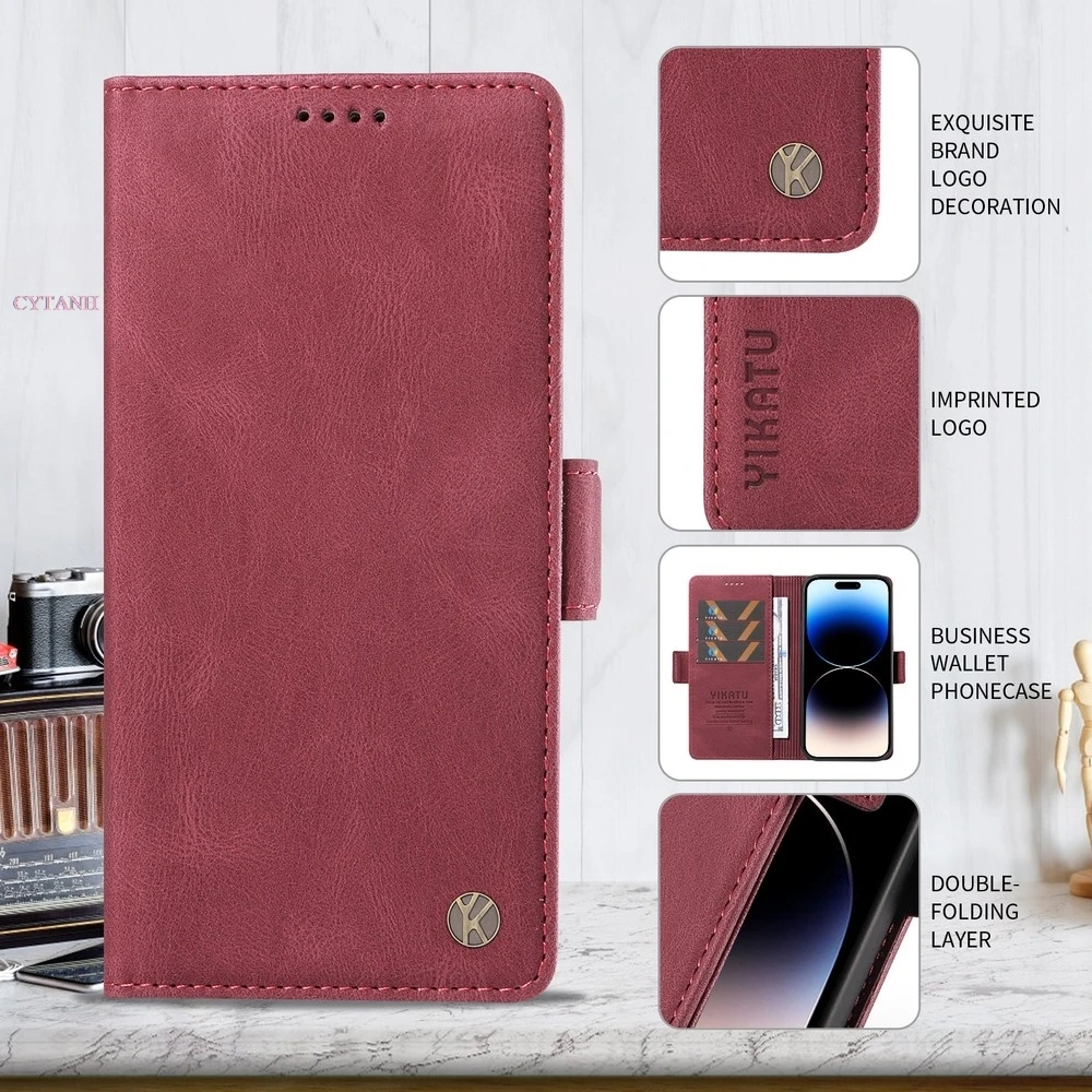 For Samsung A15 Wallet Phone Shell Leather Case on For Samsung Galaxy A15 A05 A05S A25 5G A 15 A156 A055 Magnetic Cover Cases