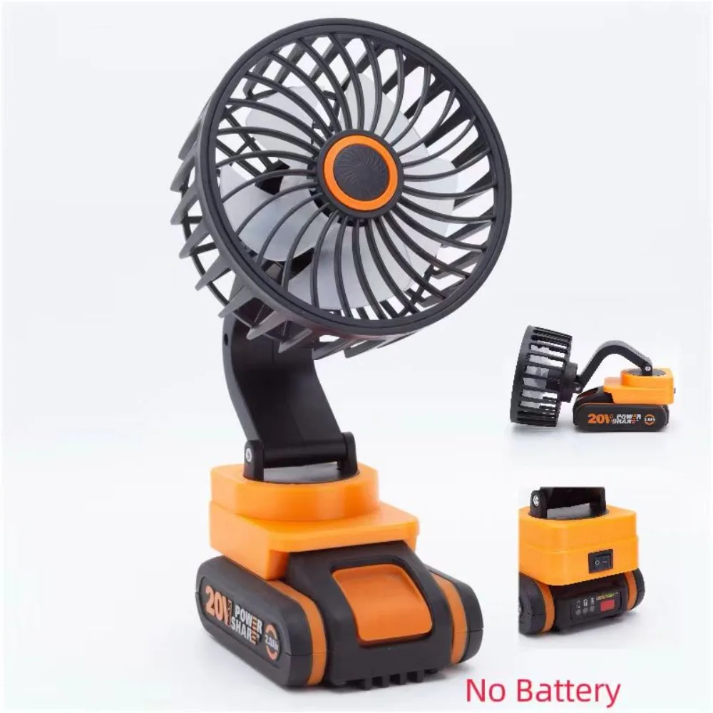 Portable Electric Fan for Worx 4pin 20V Lithium Battery Power Soldering Station T12 Soldering Iron Kit(No Batteries)