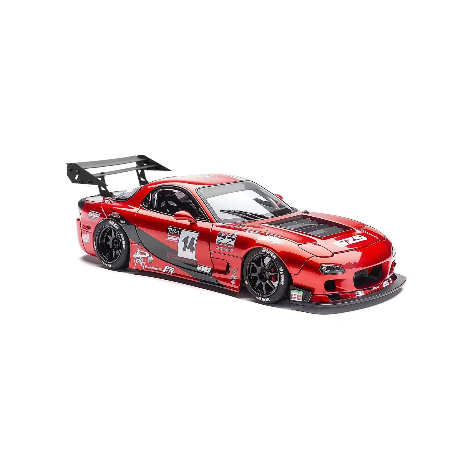 Metal Tail Wing Rear Spoiler for 1/10 RC On-Road Racing Rally Drift Car TAMIYA TT01 TT02 XV01 PTG2 HSP 94123 FW06 SAKURA