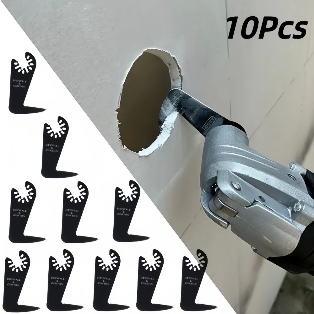 New Quick Release Swing Saw Blade Double-sided Hook-tooth Saw Blade for Drywall Precision Serrated Wooden Gypsum Board Cutting
