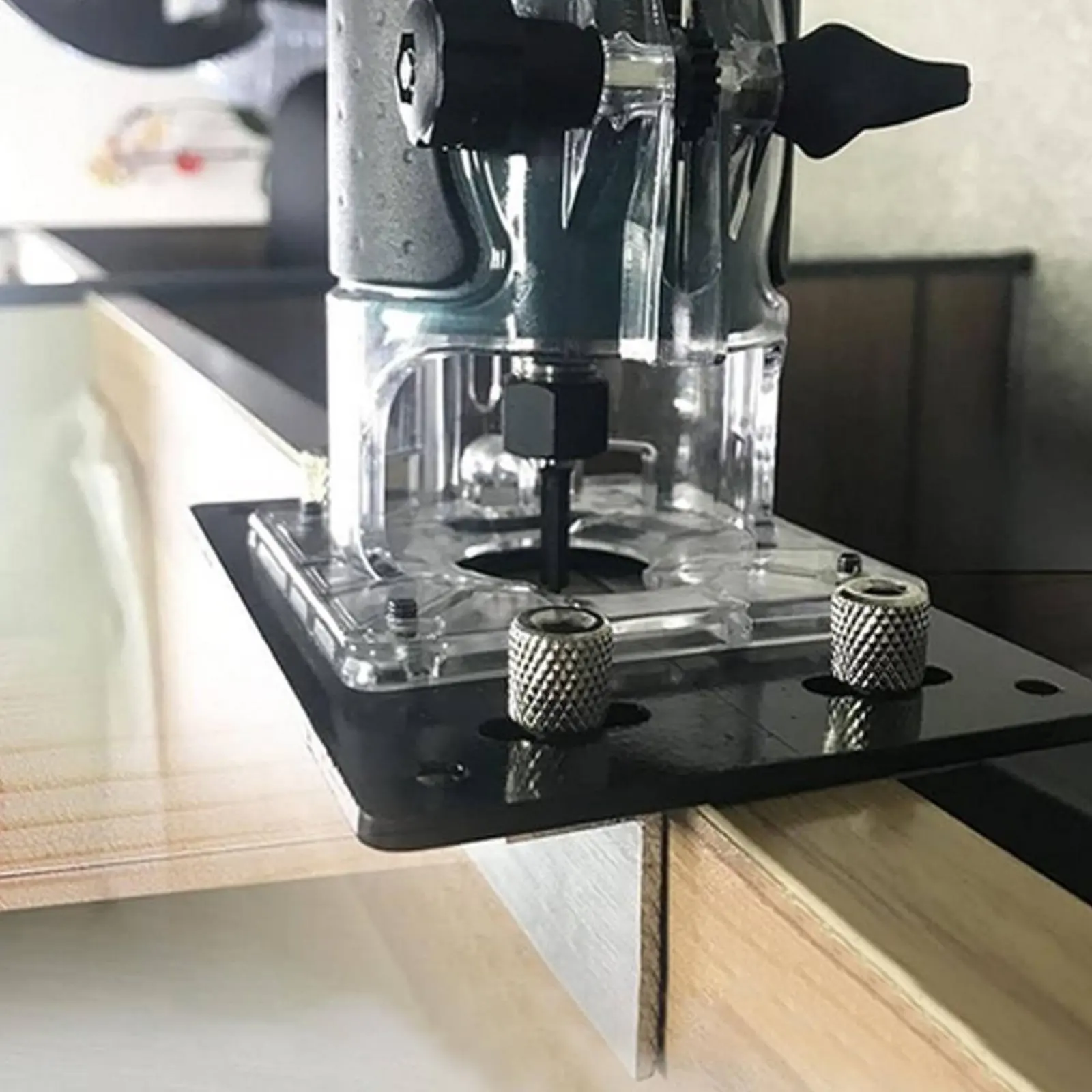 Hidden Connector Jig Multifunctional Furniture Slot Jig Slot Cutting Template Portable Woodworking Tool Detachable for Workshop
