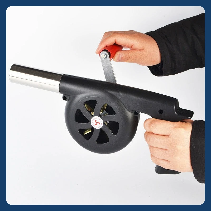 

Outdoor Hand-cranked Combustion-assisted Blower Manual Barbecue Picnic Picnic Fire Tool Hair Dryer Large