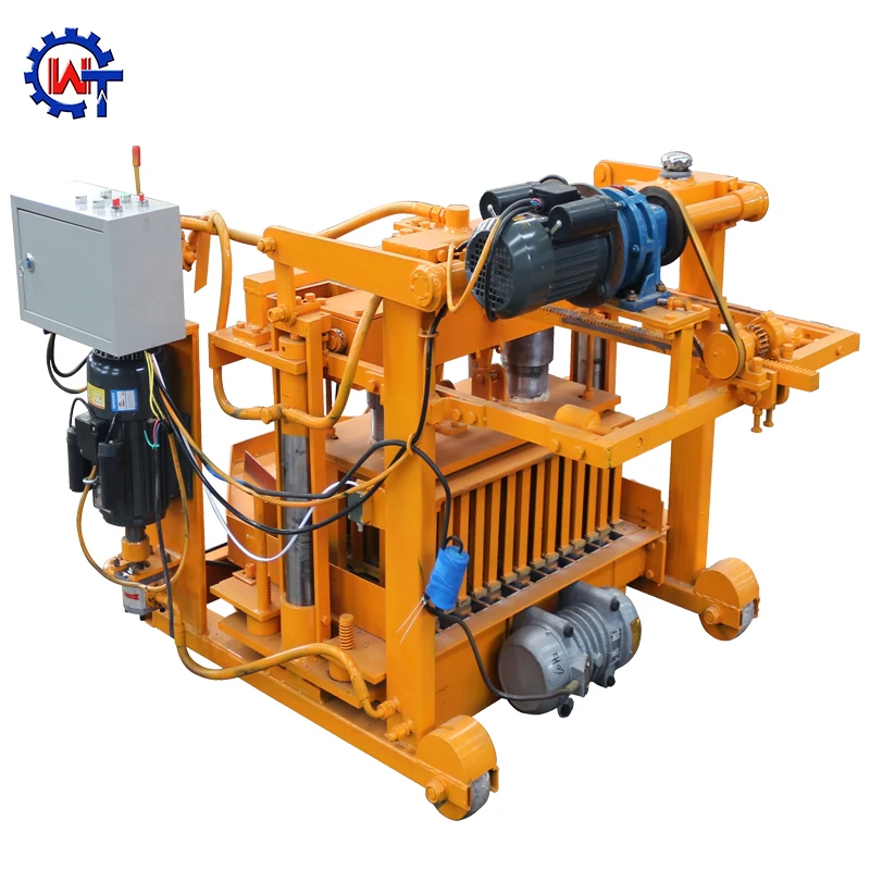 QT40-3 High Speed Laying Hollow Block Machine Cement Concrete Block Making Machine