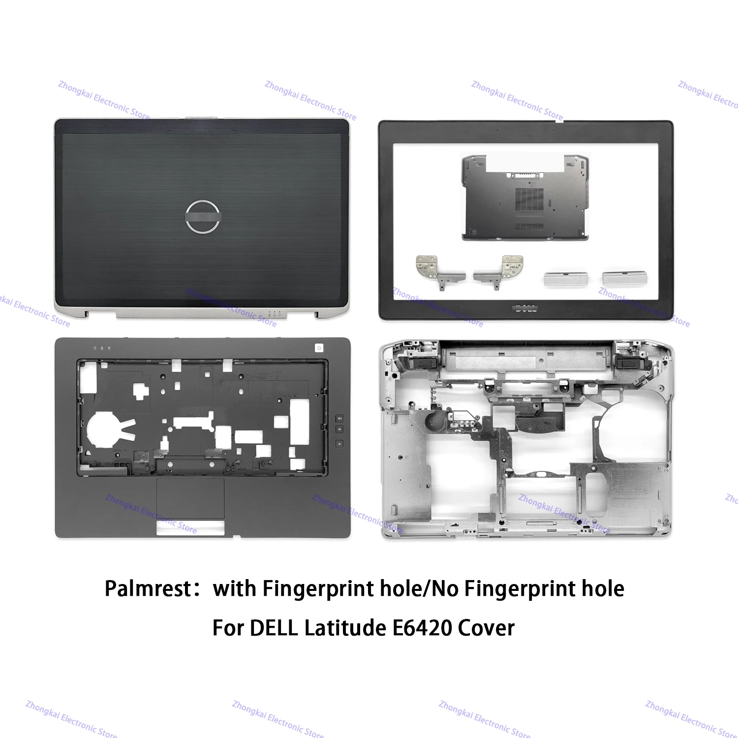 New Original For DELL Latitude E6420 Laptop LCD Back Case/Bezel/hinge/Hinged cover/Palmrest/Bottom Base Cover A10A25