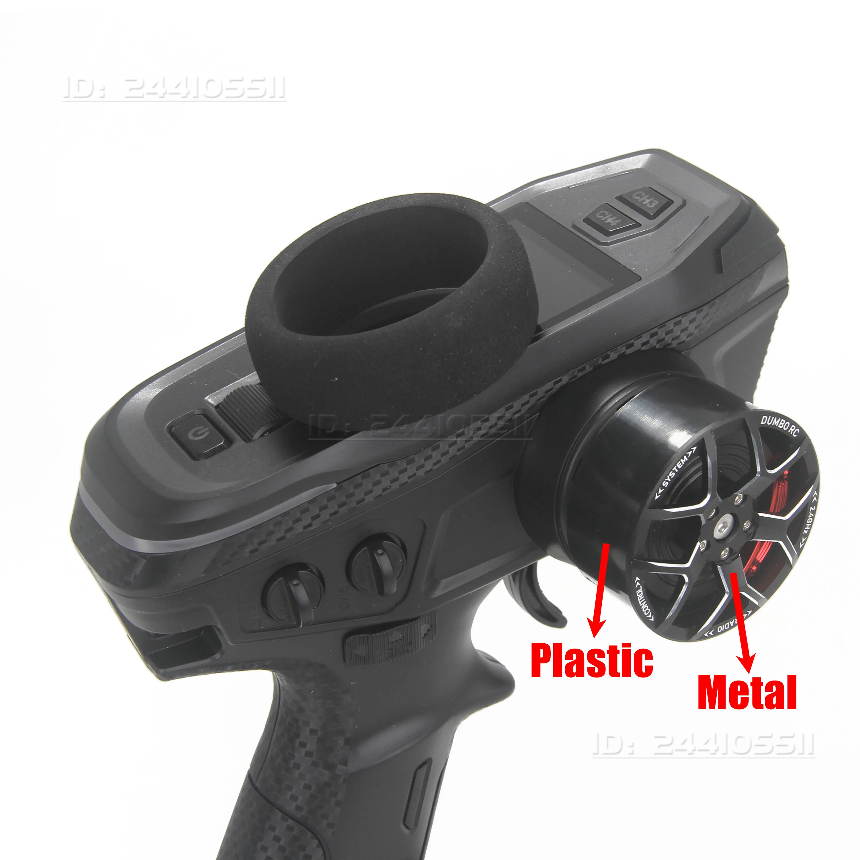 DUMBORC DDF-350 10CH RC Fernbedienung 2,4G Digital Radio Sender Gyro Empfänger für Drift Auto Tank Boot Roboter Spielzeug Wltoy – Detail 24