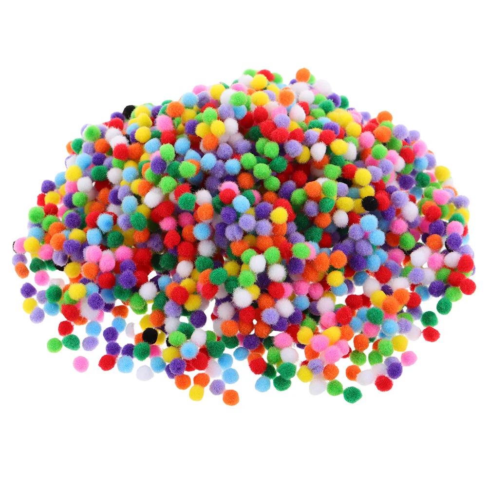 

3000Pcs Colorful Craft Pompoms for DIY Arts and Crafts Small Pom Poms Bulk for School Projects Handmade Ornaments Creative Craft