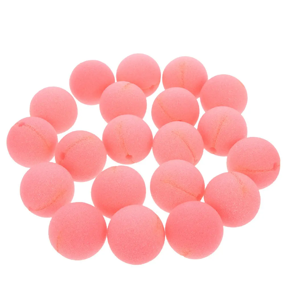 

40Pcs Clown Nose Props Sponge Lightweight Comfortable Portable Cosplay Circus Party Dress Up Funny Clown Supply