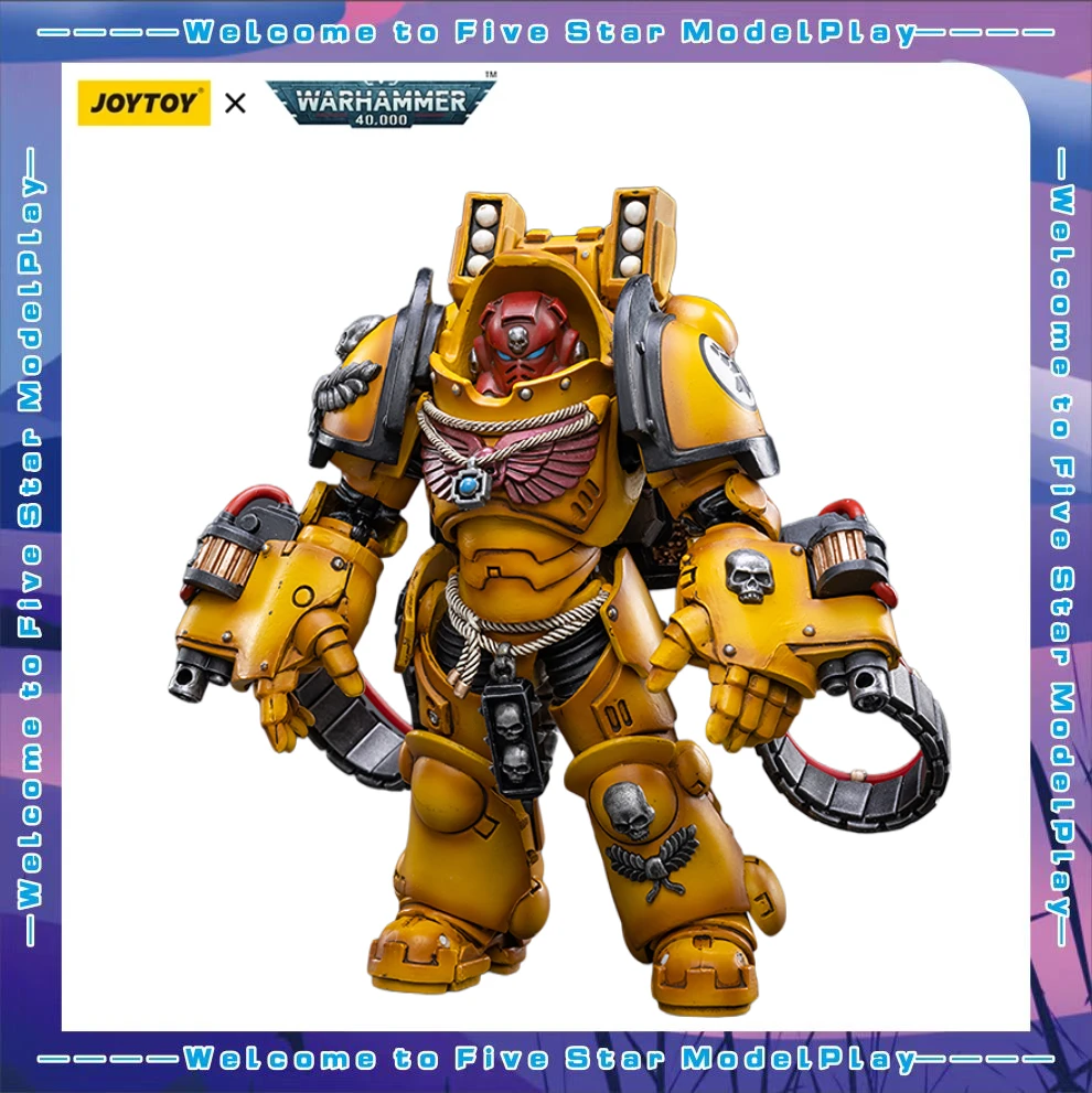 

【FS】JOYTOY Warhammer 40K Scale 1/18 Action Figures Imperial Fists Rogal Brother Sergeant Lycias Models Toys Gifts