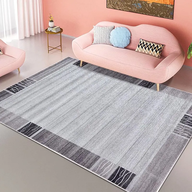 

Solid Color Carpet Modern Simplicity Living Room Decoration Carpets Bedroom Cloakroom Floor Mat Soft Anti-slip Large Area Rug