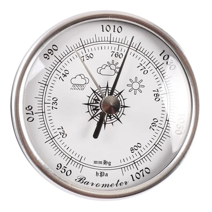 72mm Barometer Temperature and Humidity Gauge Monitor Indoor Thermometer with Humidity for Home Wall Room Incubator for