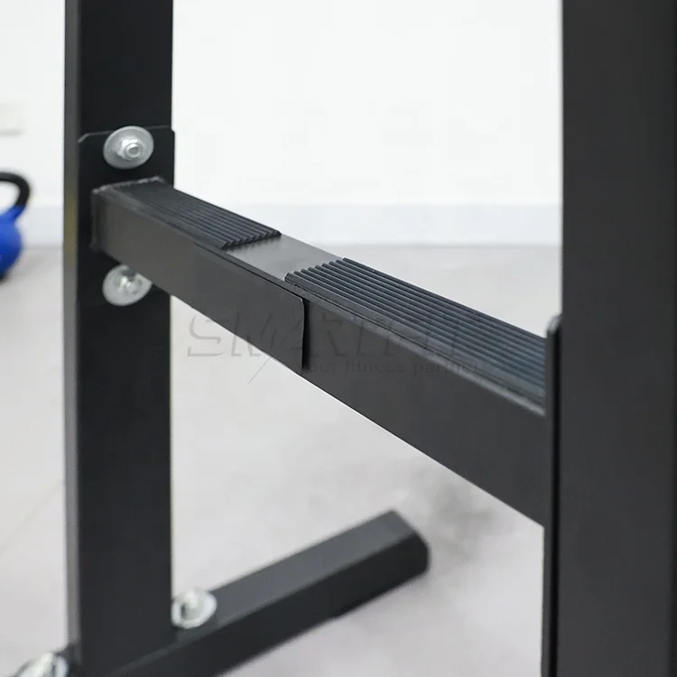 Biceps Triceps Commercial Grade Free Standing Gym Pull Push up Dip bar Stands Station