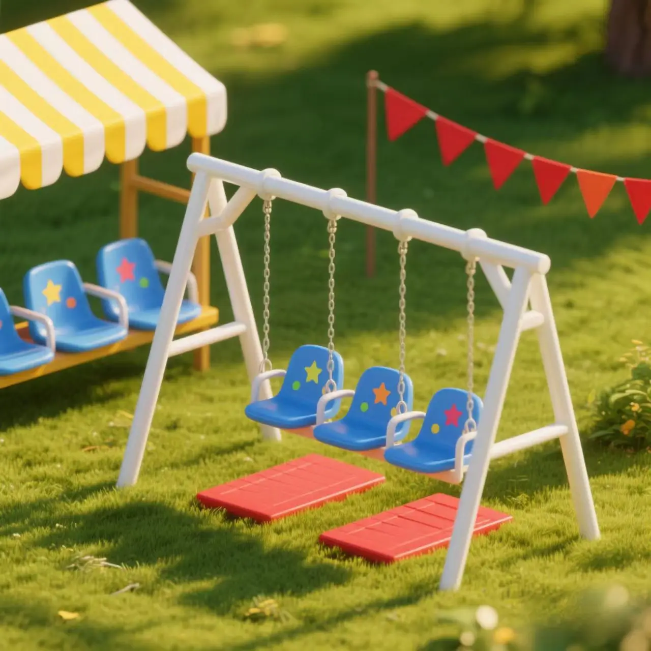 Combination Swing, Outdoor Children's Play Swing
