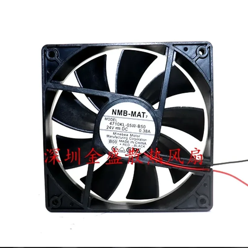 for NMB 4710KL-05W-B50/59 24V 0.38A 120x25mm Inverter Cooling Fan