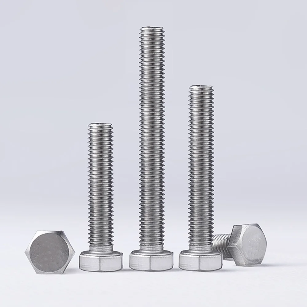 2/5/10/20pcs M3M4M5M6 Outside Hexs Hexagon Screw Bolts Length 8mm to 150mm Marine Grade A4-316 Stainless Steel Hex Bolt External