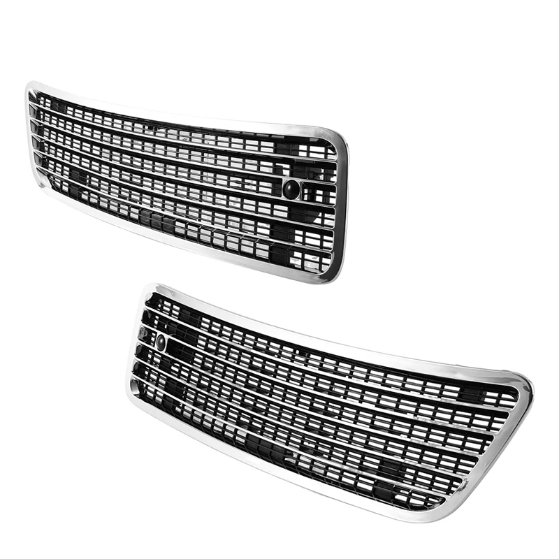 

Front Hood Upper Grille Air Vent Cover For Mercedes Benz W221 W251 2007-2013 Bonnet Grill Chrome Trim