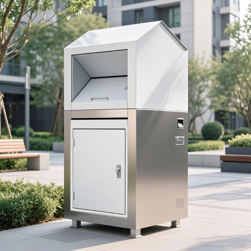 

Metal Dumpster Storage Bin Clothing Donation Dumpster Clothing Recycling Storage Bin