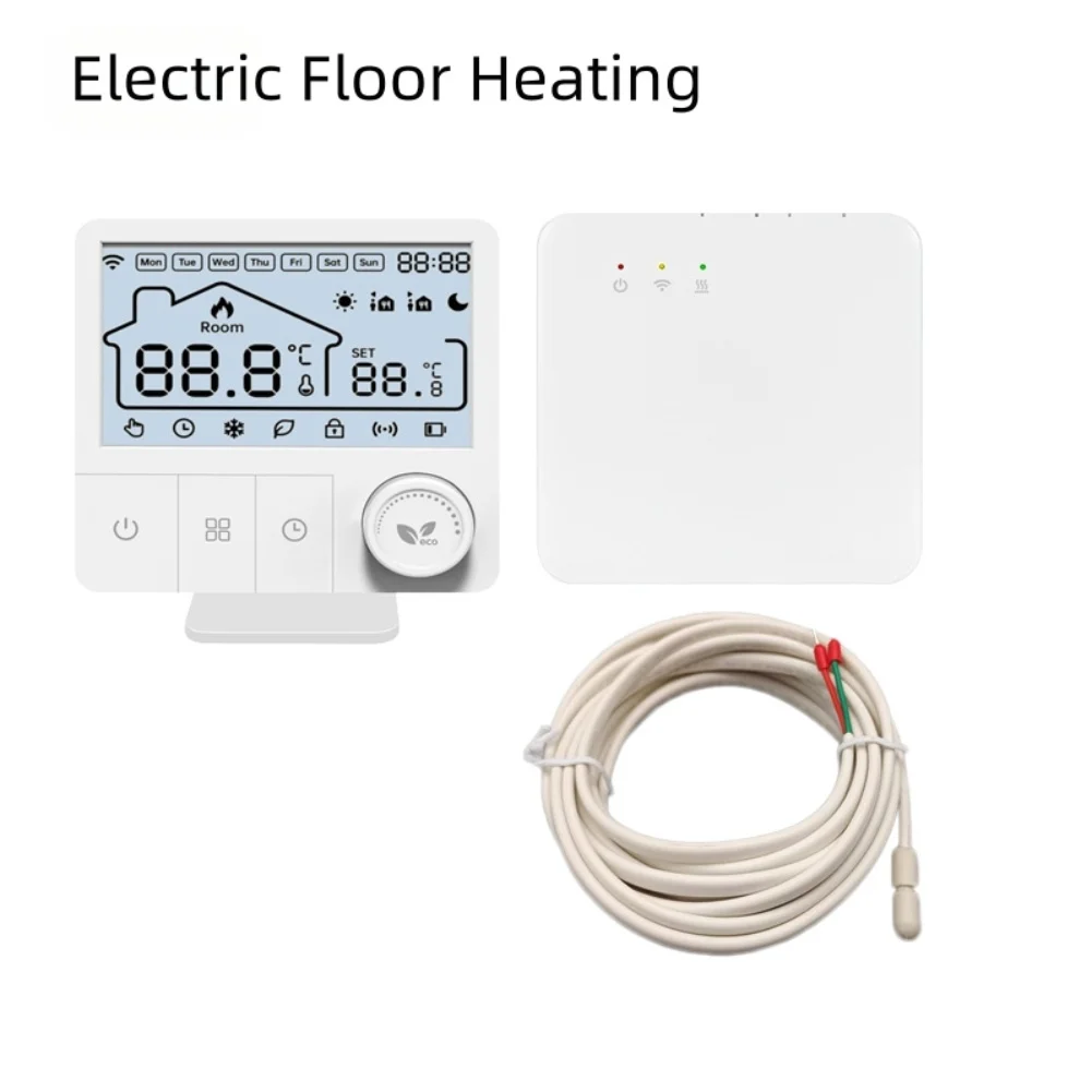

Термостат газового котла, электрический термостат для подогрева пола, умный дом с подогревом, беспроводная передача 100 м для газовых котлов