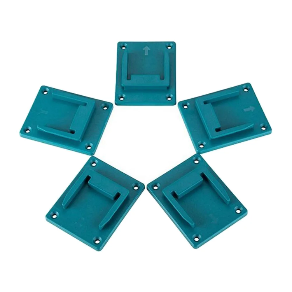 B50C جدار جبل أداة الطاقة الكهربائية حامل قوس عدة ل/18 فولت بطارية ليثيوم آلة تخزين الرف مجموعة فتحات حامل #3