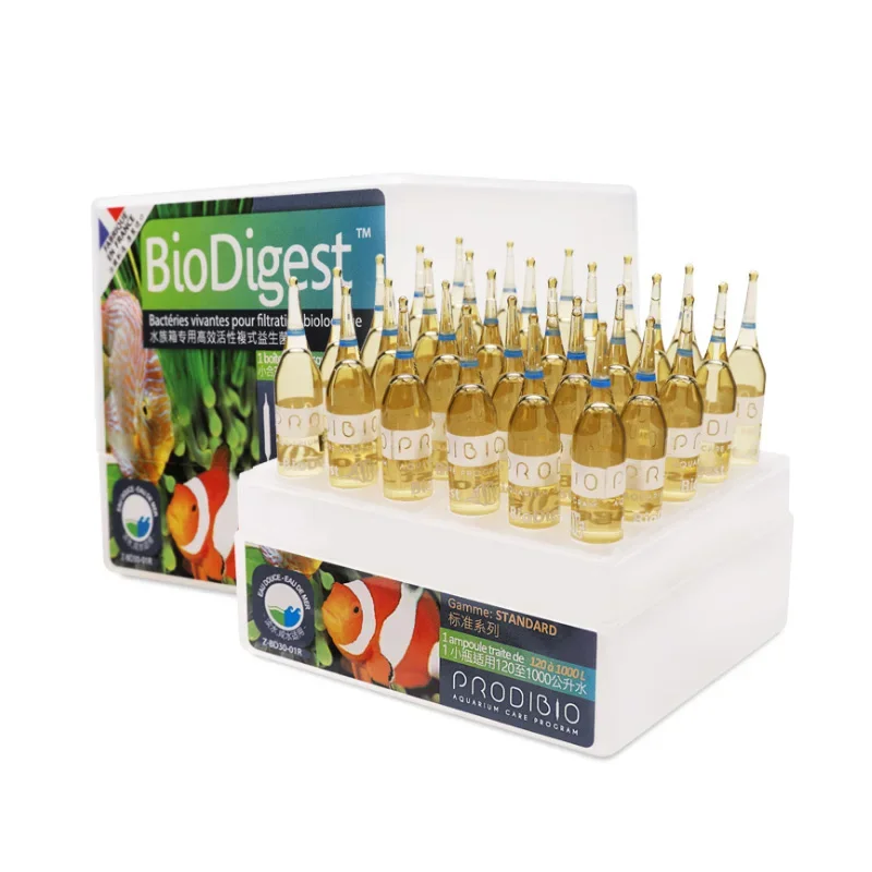 Prodibio BioDigest Fish Tank, PRODIBIO Aquarium Care, Bacterial Solution