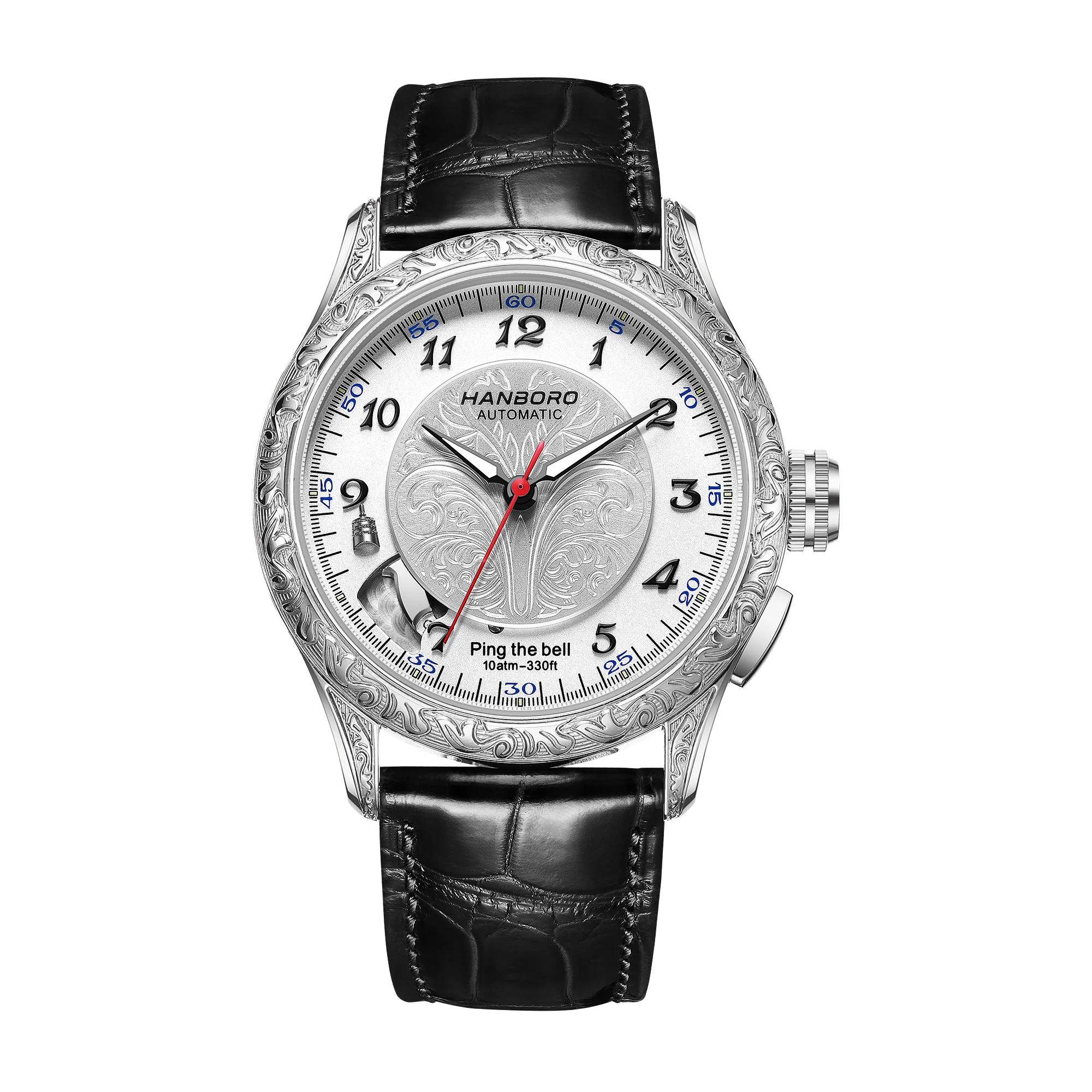 HANBORO 남성용 자동 시계 럭셔리 42MM 시간별 - Luxury Watch Engraving 리뷰 및 가격