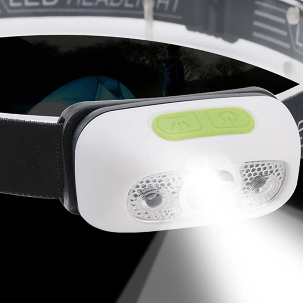 

USB Charging Headlight LED Lamp for Outdoor Rechargeable Light Bike Riding Visual Warning Light Dimmable Rustproof Easy