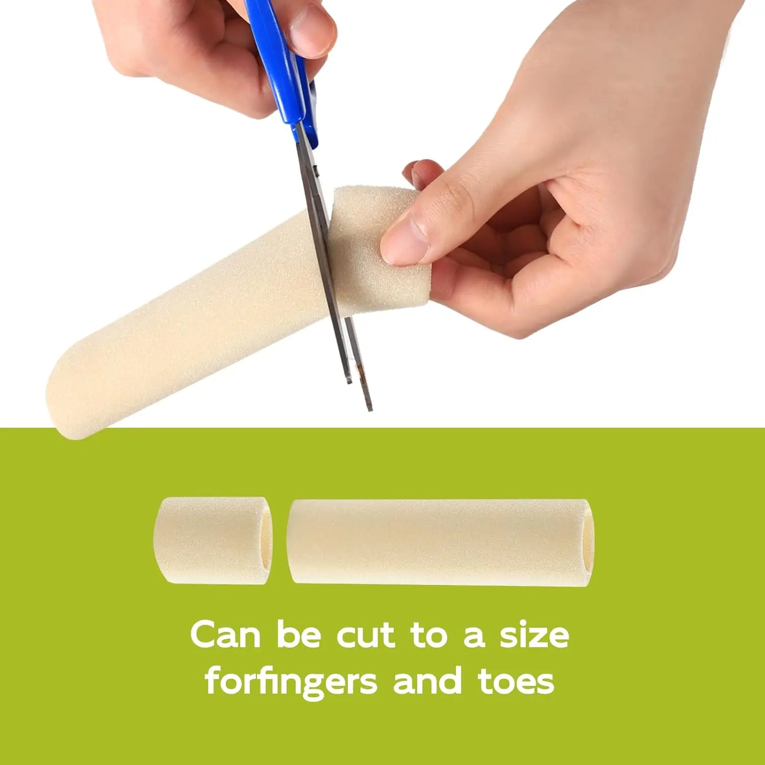 

1Pcs Foam Toe Separator Finger Protector Toe Cushion Tubes Sleeves For Bunion Corns Blisters Calluses Relief Pain Foot Care Tool