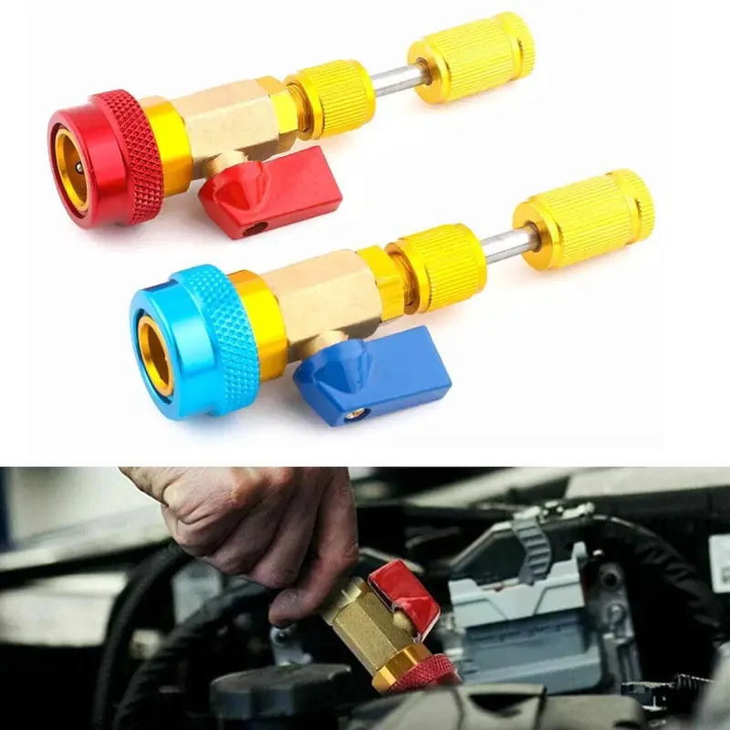 Extracteur de valve de climatisation réglable R134A haute et basse pression, outil de démontage rapide pour réparation de climatiseur automobile
