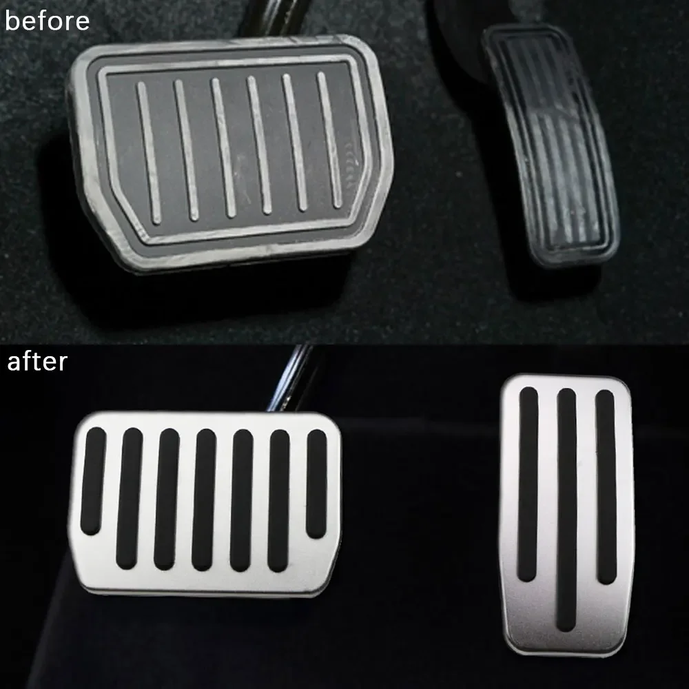

AT Car Pedals for Tesla Model 3 Mdeol3 Model Y Modely 2017 2018 2019 2020 2021 Fuel Gas Pedal Brake Pedale Cover Accessories