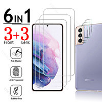 6in1 Full Cover Glass for Samsung Galaxy S21+ 5G Screen Protector for Samsung S 21 Plus 21+ 21 S S21 6.7\