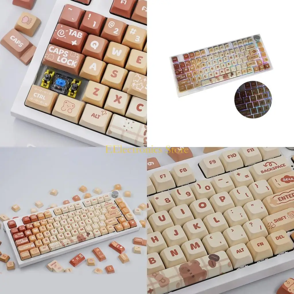 

B03c 133pcs xda Ключевые клавиши установлены на 61 64 68 96 104 108 Переключатели Механическая клавиатура