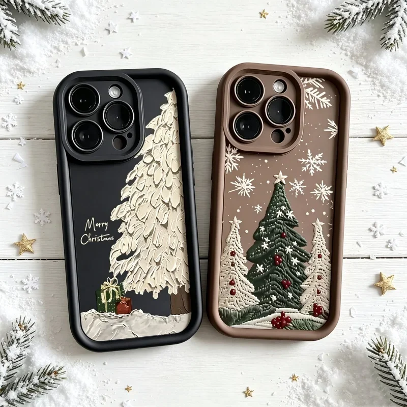 Christmas Gift Phone Case For Samsung Galaxy A54 A14 A34 A35 A24 S23 Ultra S22 S21 S20 FE Plus A04 A03 A05 A05S Silicone Cover