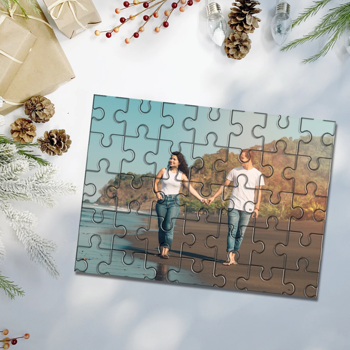 35/300/500/1003 Uds. Rompecabezas de fotos personalizado fotos de pareja juguetes para niños regalos DIY juguetes decoración del hogar