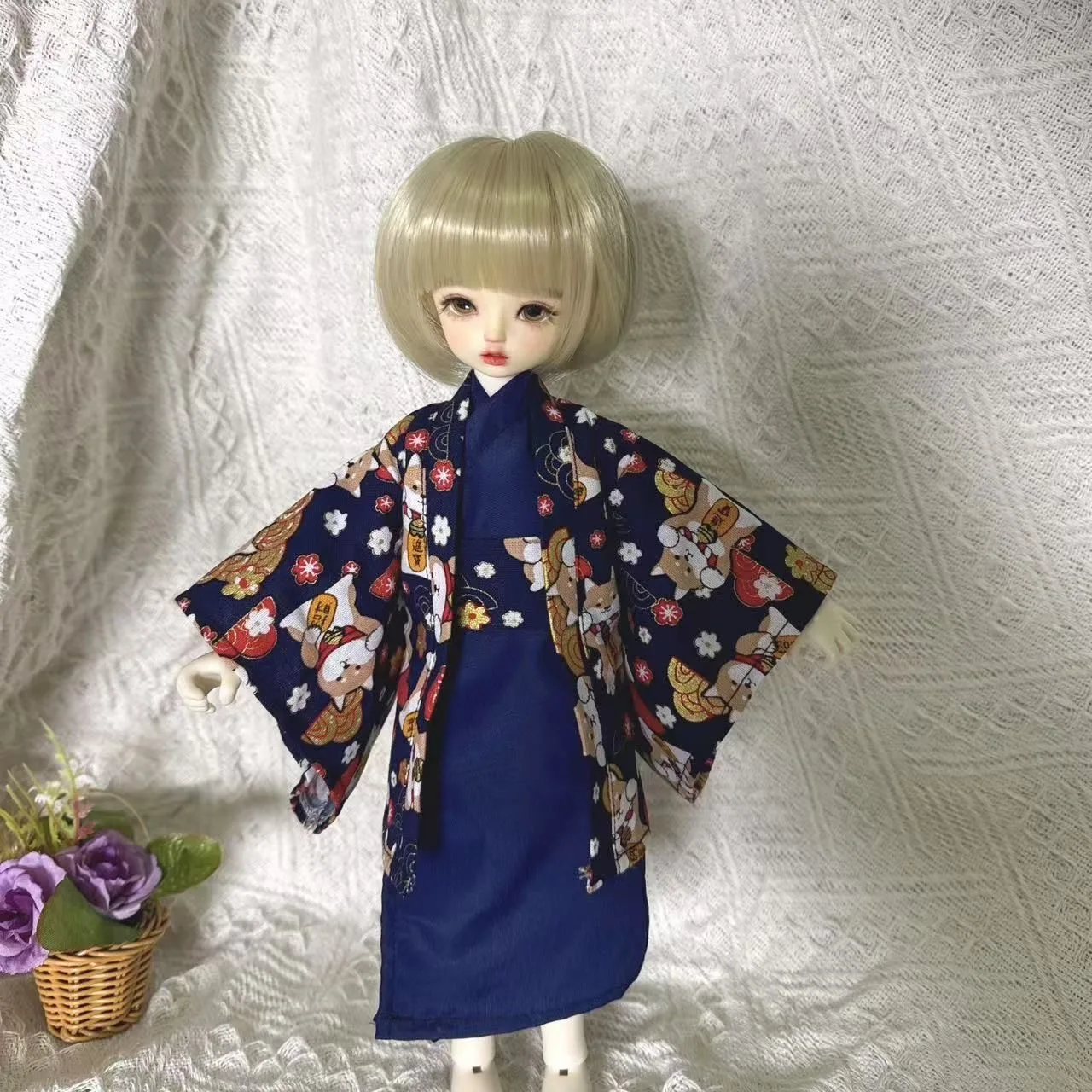 

Одежда для куклы 30 см, миниатюрное японское кимоно, одежда для куклы 1/6 BJD, бесплатная доставка