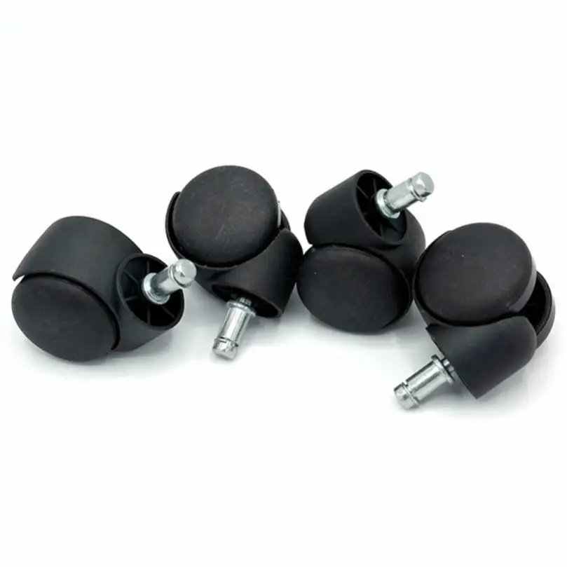 5 Pieces Mute The Pulley Wheel Casters for Office Chairs Computer Chair Mute Fatty Casters