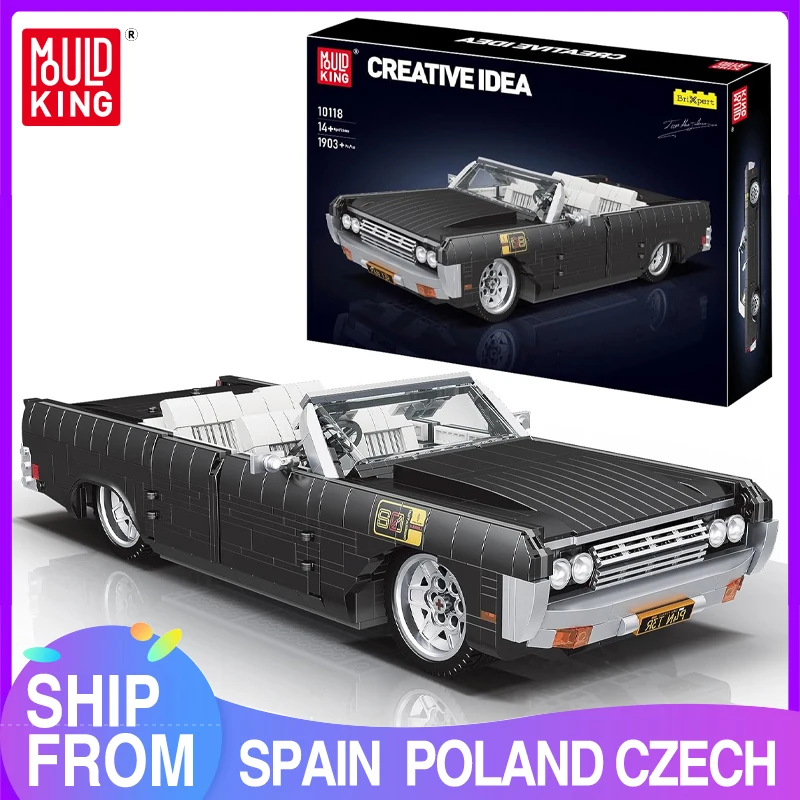MOULD KING 10118 Creative Idea Continental Car Building Block Set Technical Assembly Car Brick Toy by Firas Abu Jaber moc