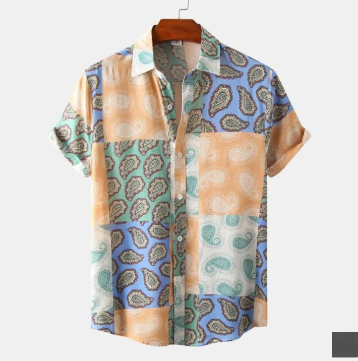 

Летние мужские гавайские айты, хлопковые круглые Ne ort Sve, с цветочным принтом, молодежная модная подставка, повседневная одежда