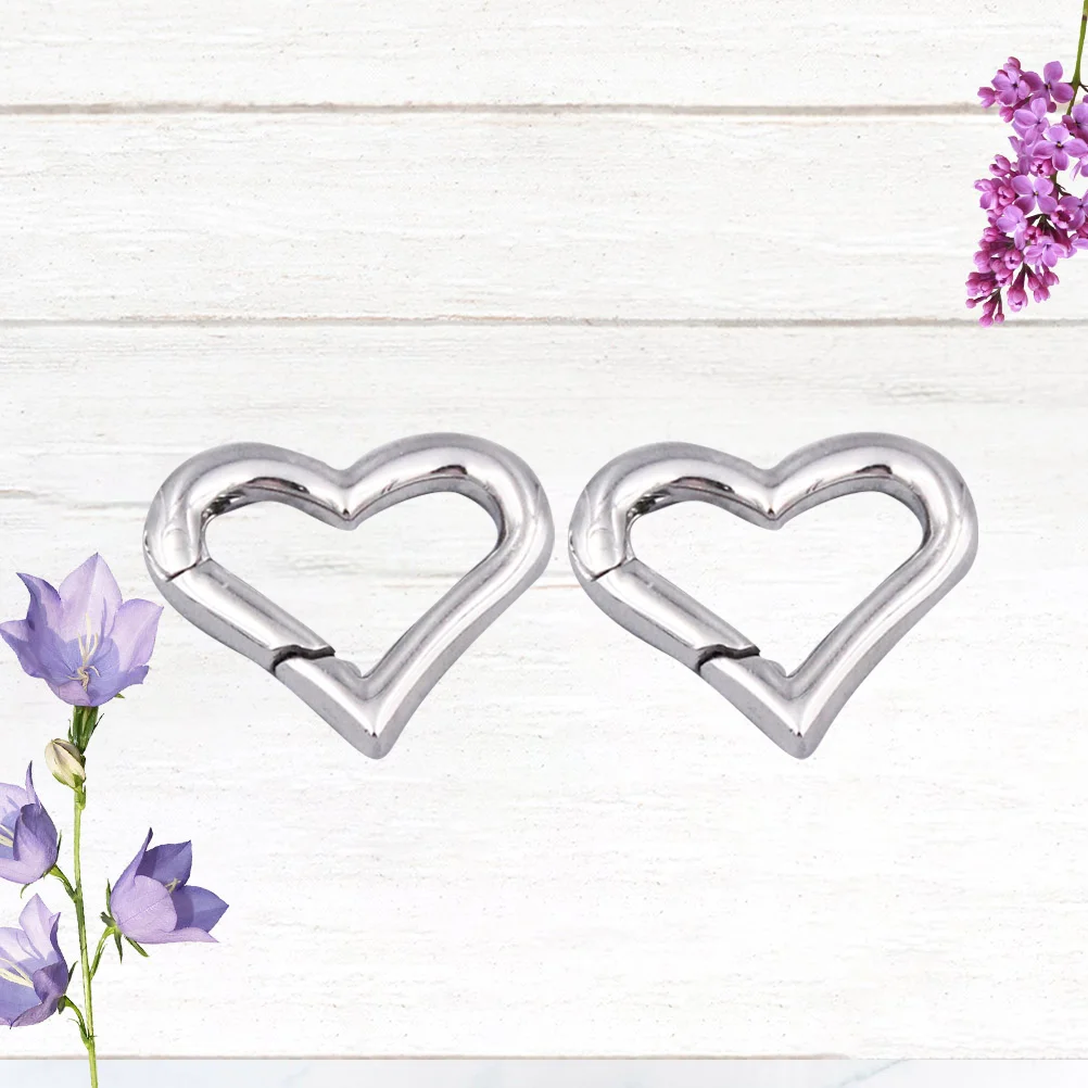 

2 PCS Stainless Steel Spring Buckle Portable Climbing Carabiner Multifunctional Outdoor Sports Mountaineering Hook Lightweight