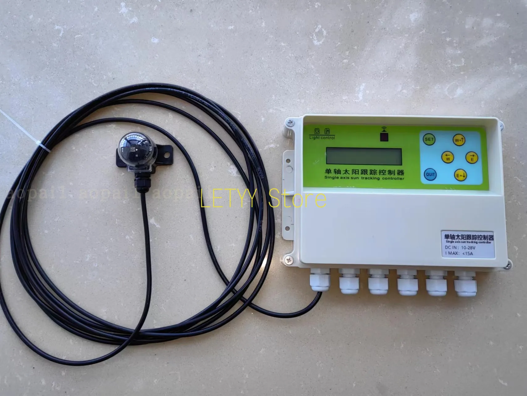 Single Axis Solar Tracker Axis Solar Automatic Tracking Controller Solar Panel Tracking System Solar Sun Tracker Controller