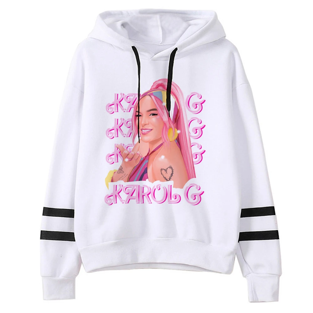 Karol g hoodies women graphic Kawaii long sleeve top Winter  pulls Hooded Shirt women graphic sweater