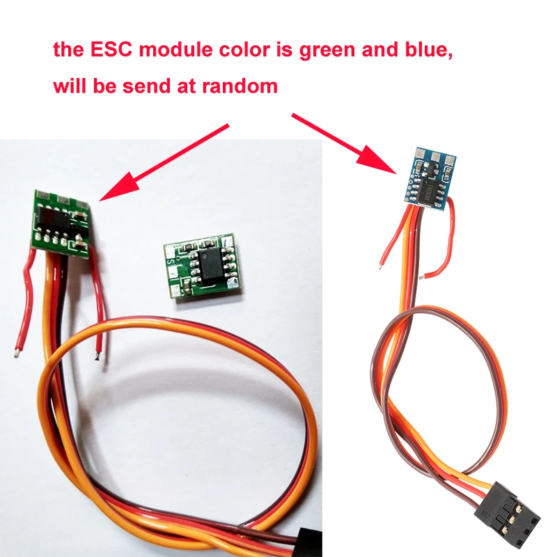 Micro 1A RC ESC DIY 5V DC Brushed Motor Speed Controller Motor Reducer Micro Motor Drive Module Two Wire Brush Controller ESC