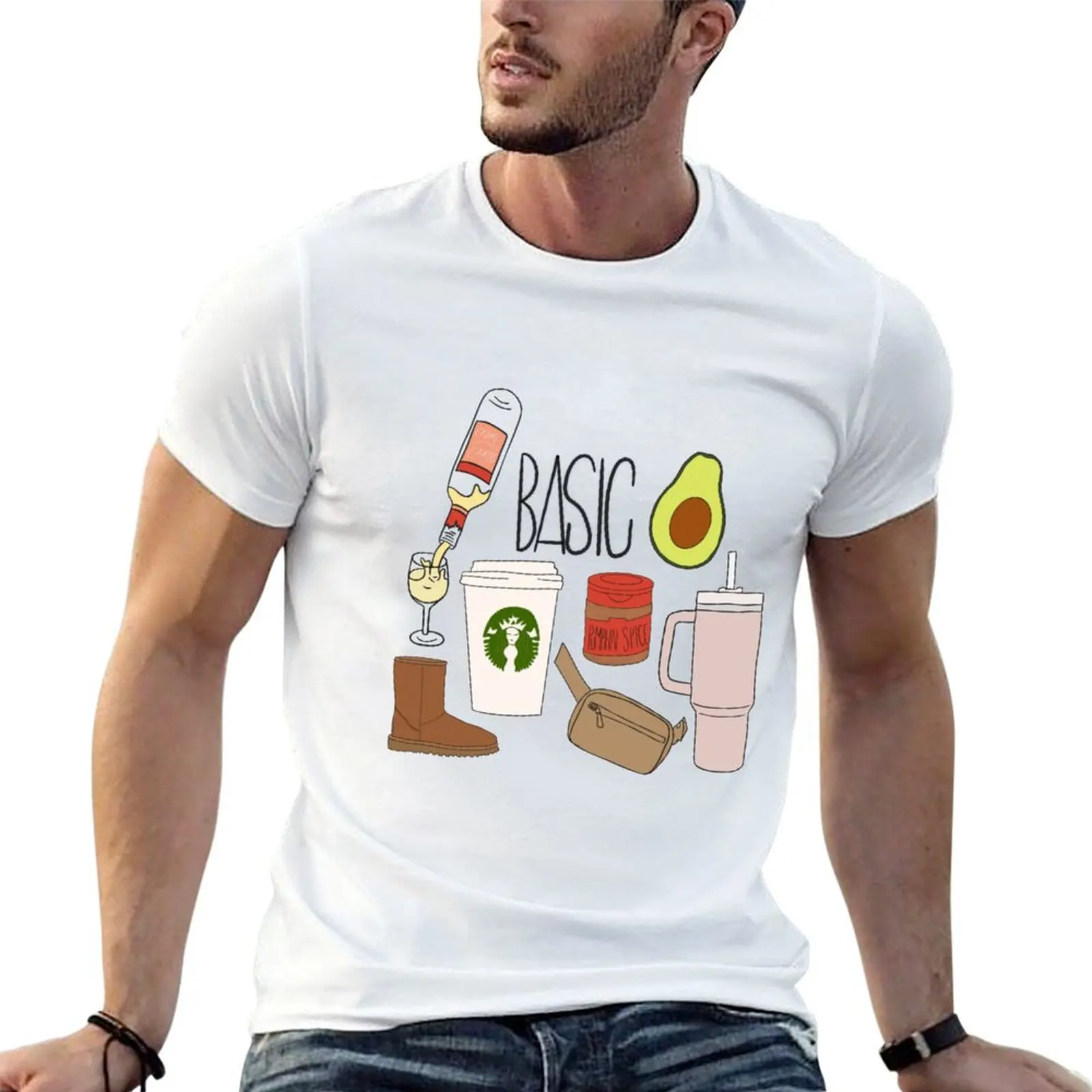 mens T-Shirt t Girl shirts cotton tshirt Basic graphic Icons 100%